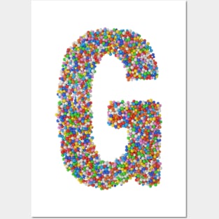 Sweet sprinkles - letter G Posters and Art